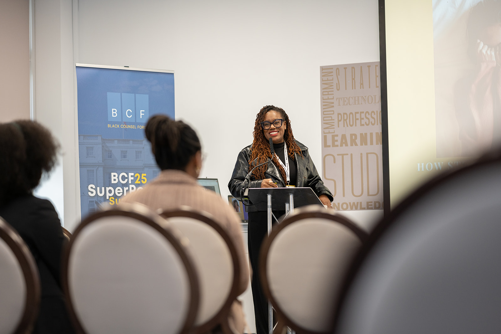 Sheree-Ann Michelle at BCF podium